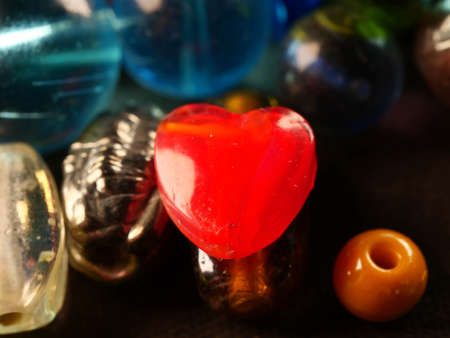 Collection of assorted spare clothes buttons.の写真素材