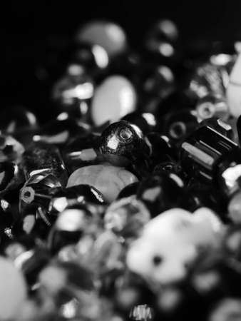 Collection of assorted spare clothes buttons.の写真素材