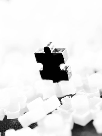 Background of some puzzle pieces.