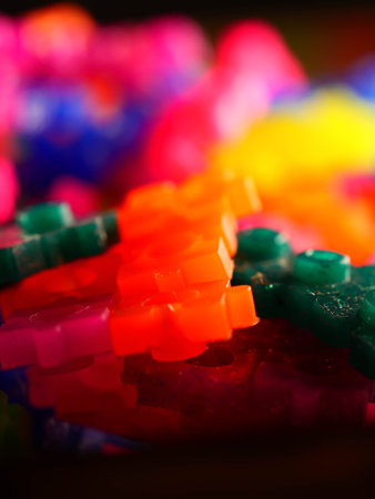 Background of some puzzle pieces.