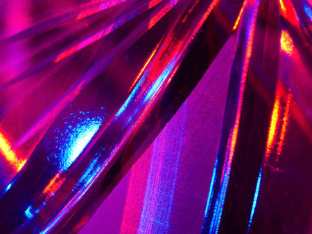 Thick glass abstraction made with glass vase and glass