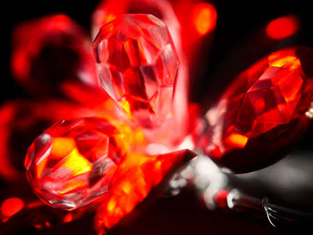 Beautiful flower colorful LED light decoration template for festival.の写真素材