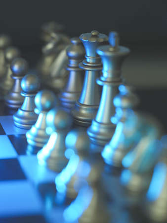 Golden chess board game. Strategy ideas concept business futuristic graphic icon.