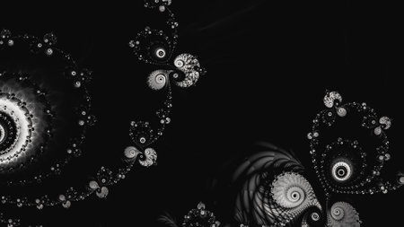 Abstract Computer generated Fractal design. A fractal is a never-ending pattern. Fractals are...