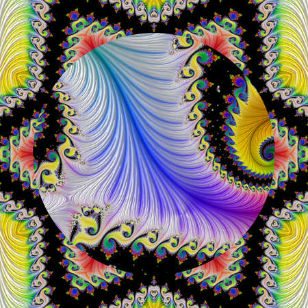 Abstract Computer generated Fractal design. A fractal is a never-ending pattern. Fractals are...