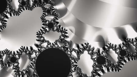 Abstract Computer generated Fractal design. A fractal is a never-ending pattern. Fractals are infinitely complex patterns that are self-similar across different scales. Great for cell phone wallpaperの写真素材