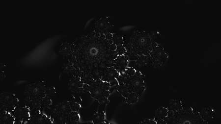 Abstract Computer generated Fractal design. A fractal is a never-ending pattern. Fractals are infinitely complex patterns that are self-similar across different scales. Great for cell phone wallpaperの写真素材