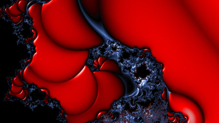 Abstract Computer generated Fractal design. A fractal is a never-ending pattern. Fractals are infinitely complex patterns that are self-similar across different scales. Great for cell phone wallpaperの写真素材