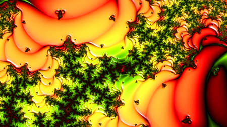 Abstract Computer generated Fractal design. A fractal is a never-ending pattern. Fractals are infinitely complex patterns that are self-similar across different scales. Great for cell phone wallpaperの写真素材