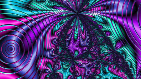 Abstract Computer generated Fractal design. A fractal is a never-ending pattern. Fractals are infinitely complex patterns that are self-similar across different scales. Great for cell phone wallpaperの写真素材