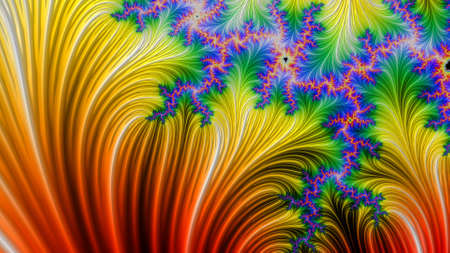 Abstract Computer generated Fractal design. A fractal is a never-ending pattern. Fractals are...