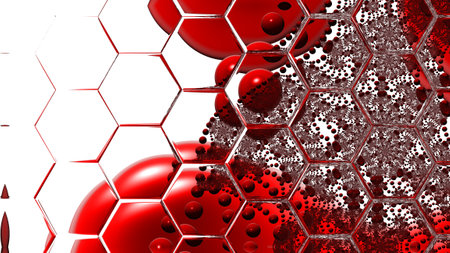 Abstract Computer generated Fractal design. A fractal is a never-ending pattern. Fractals are...