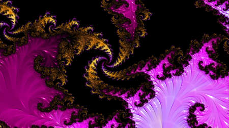 Abstract Computer generated Fractal design. A fractal is a never-ending pattern. Fractals are infinitely complex patterns that are self-similar across different scales. Great for cell phone wallpaperの写真素材
