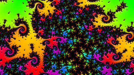 Abstract Computer generated Fractal design. A fractal is a never-ending pattern. Fractals are infinitely complex patterns that are self-similar across different scales. Great for cell phone wallpaperの写真素材
