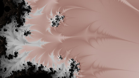 Abstract Computer generated Fractal design. A fractal is a never-ending pattern. Fractals are infinitely complex patterns that are self-similar across different scales. Great for cell phone wallpaperの写真素材