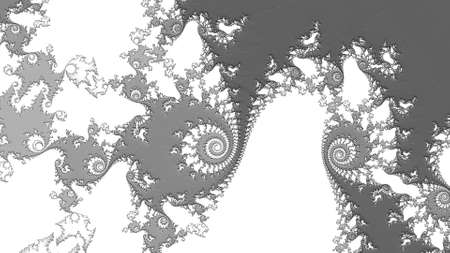 Abstract Computer generated Fractal design. A fractal is a never-ending pattern. Fractals are infinitely complex patterns that are self-similar across different scales. Great for cell phone wallpaperの写真素材