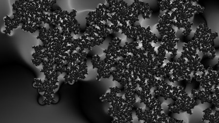 Abstract Computer generated Fractal design. A fractal is a never-ending pattern. Fractals are infinitely complex patterns that are self-similar across different scales. Great for cell phone wallpaperの写真素材