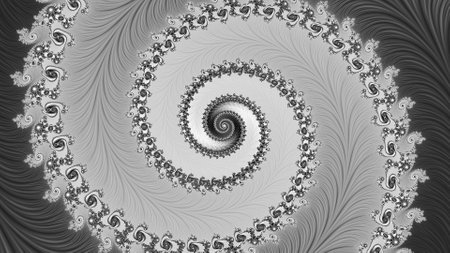 Abstract Computer generated Fractal design. A fractal is a never-ending pattern. Fractals are infinitely complex patterns that are self-similar across different scales. Great for cell phone wallpaperの写真素材