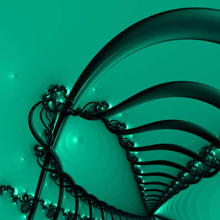 Abstract Computer generated Fractal design. A fractal is a never-ending pattern. Fractals are infinitely complex patterns that are self-similar across different scales. Great for cell phone wallpaperの写真素材