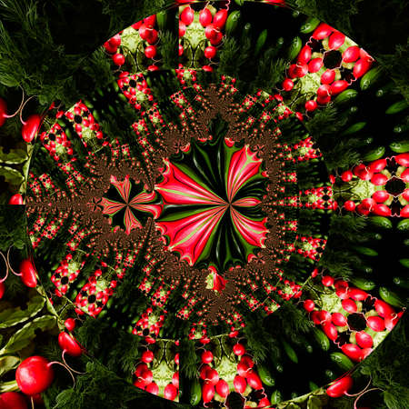 Abstract Computer generated Fractal design. A fractal is a never-ending pattern. Fractals are infinitely complex patterns that are self-similar across different scales. Great for cell phone wallpaperの写真素材