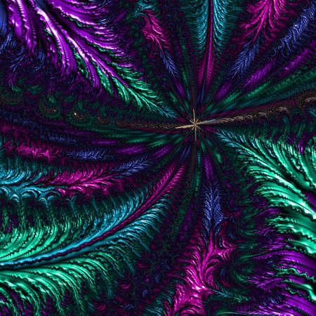 Abstract Computer generated Fractal design. A fractal is a never-ending pattern. Fractals are infinitely complex patterns that are self-similar across different scales. Great for cell phone wallpaperの写真素材