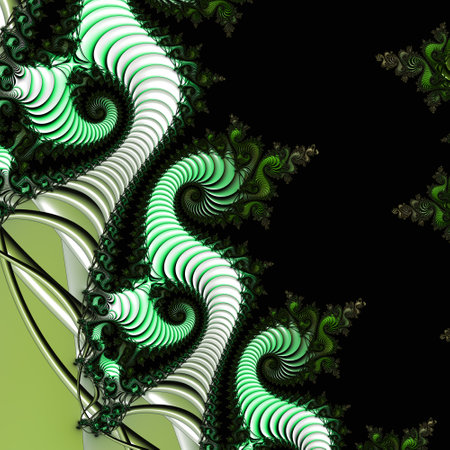 Abstract Computer generated Fractal design. A fractal is a never-ending pattern. Fractals are infinitely complex patterns that are self-similar across different scales. Great for cell phone wallpaperの写真素材