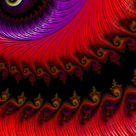 Abstract Computer generated Fractal design. A fractal is a never-ending pattern. Fractals are...
