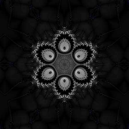 Abstract Computer generated Fractal design. A fractal is a never-ending pattern. Fractals are infinitely complex patterns that are self-similar across different scales. Great for cell phone wallpaperの写真素材