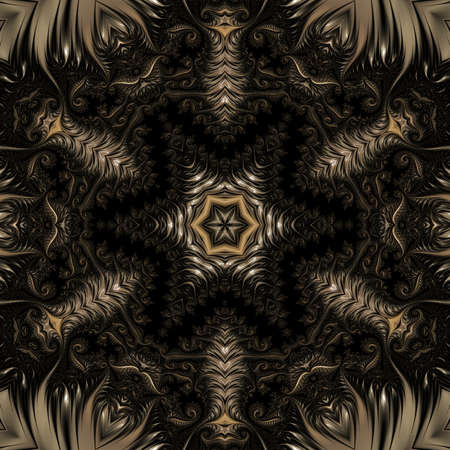 Abstract Computer generated Fractal design. A fractal is a never-ending pattern. Fractals are...