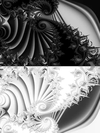 Abstract Computer generated Fractal design. A fractal is a never-ending pattern. Fractals are infinitely complex patterns that are self-similar across different scales. Great for cell phone wallpaperの写真素材