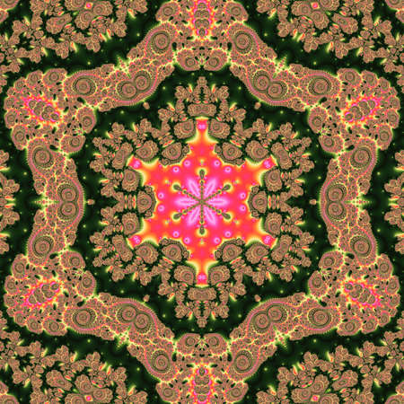 Abstract Computer generated Fractal design. A fractal is a never-ending pattern. Fractals are...