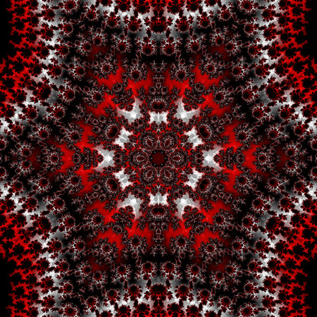 Abstract Computer generated Fractal design. A fractal is a never-ending pattern. Fractals are infinitely complex patterns that are self-similar across different scales. Great for cell phone wallpaperの写真素材