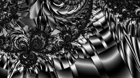 Abstract Computer generated Fractal design. A fractal is a never-ending pattern. Fractals are infinitely complex patterns that are self-similar across different scales. Great for cell phone wallpaperの写真素材