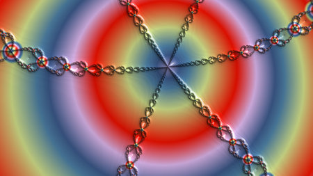 Abstract Computer generated Fractal design. A fractal is a never-ending pattern. Fractals are...