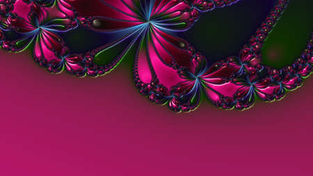 Abstract Computer generated Fractal design. A fractal is a never-ending pattern. Fractals are infinitely complex patterns that are self-similar across different scales. Great for cell phone wallpaperの写真素材