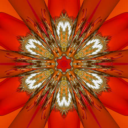 Abstract Computer generated Fractal design. A fractal is a never-ending pattern. Fractals are infinitely complex patterns that are self-similar across different scales. Great for cell phone wallpaperの写真素材