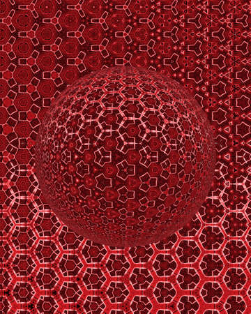 Abstract Computer generated Fractal design. A fractal is a never-ending pattern. Fractals are infinitely complex patterns that are self-similar across different scales. Great for cell phone wallpaperの写真素材