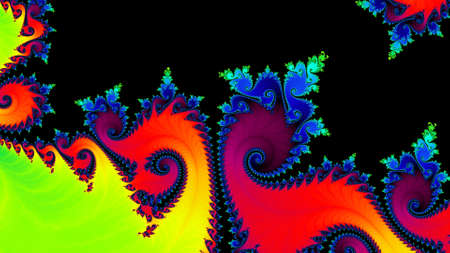 Abstract Computer generated Fractal design. A fractal is a never-ending pattern. Fractals are...
