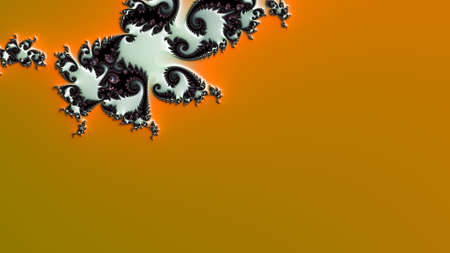 Abstract Computer generated Fractal design. A fractal is a never-ending pattern. Fractals are infinitely complex patterns that are self-similar across different scales. Great for cの写真素材