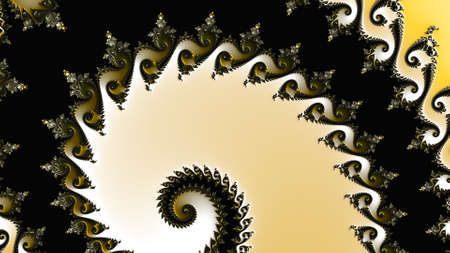 Abstract Computer generated Fractal design. A fractal is a never-ending pattern. Fractals are infinitely complex patterns that are self-similar across different scales. Great for cの写真素材