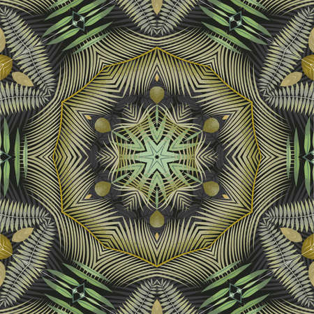 Abstract Computer generated Fractal design. A fractal is a never-ending pattern. Fractals are...