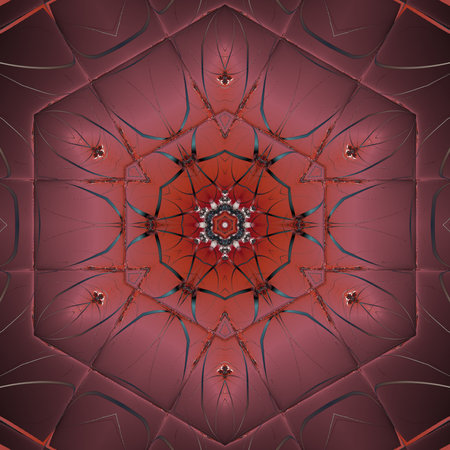 Abstract Computer generated Fractal design. A fractal is a never-ending pattern. Fractals are infinitely complex patterns that are self-similar across different scales. Great for cの写真素材