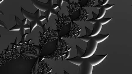 Abstract Computer generated Fractal design. A fractal is a never-ending pattern. Fractals are infinitely complex patterns that are self-similar across different scales. Great for cの写真素材