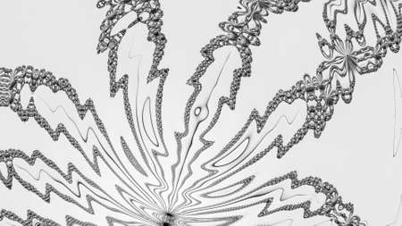 Abstract Computer generated Fractal design. A fractal is a never-ending pattern. Fractals are infinitely complex patterns that are self-similar across different scales. Great for cの写真素材