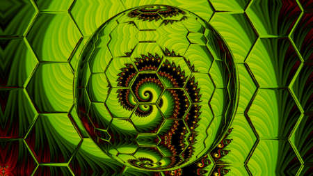 Abstract Computer generated Fractal design. A fractal is a never-ending pattern. Fractals are...
