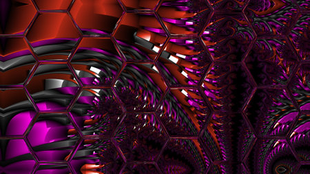 Abstract Computer generated Fractal design. A fractal is a never-ending pattern. Fractals are...