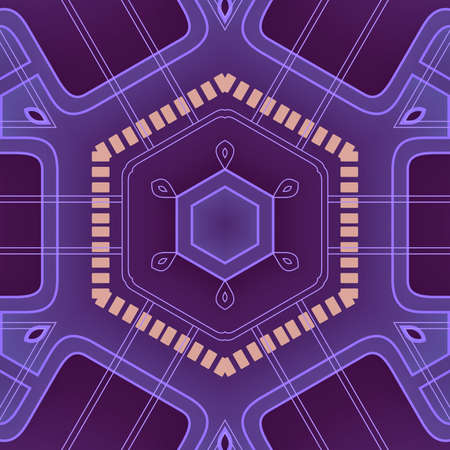 Abstract Computer generated Fractal design. A fractal is a never-ending pattern. Fractals are...
