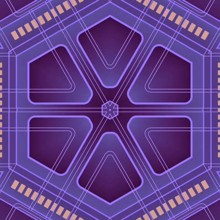 Abstract Computer generated Fractal design. A fractal is a never-ending pattern. Fractals are infinitely complex patterns that are self-similar across different scales. Great for cの写真素材