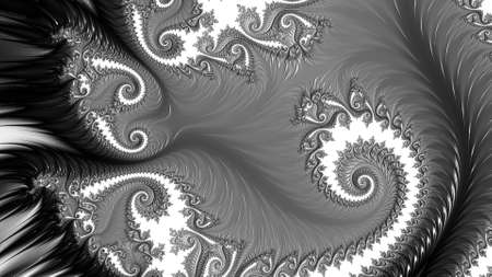 Abstract Computer generated Fractal design. A fractal is a never-ending pattern. Fractals are infinitely complex patterns that are self-similar across different scales. Great for cの写真素材