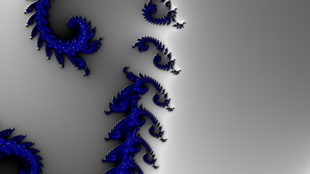 Abstract Computer generated Fractal design. A fractal is a never-ending pattern. Fractals are infinitely complex patterns that are self-similar across different scales. Great for cの写真素材